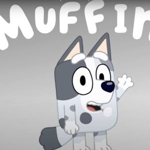 Who voices Muffin in Bluey?