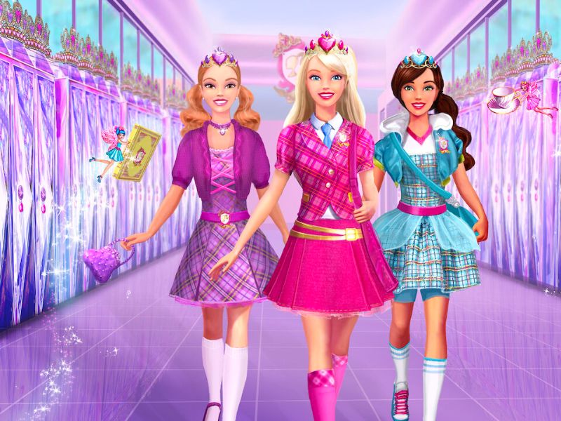 Where can I watch Barbie Princess Charm School?