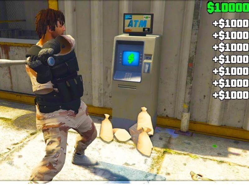 Can you rob ATMS in GTA 5