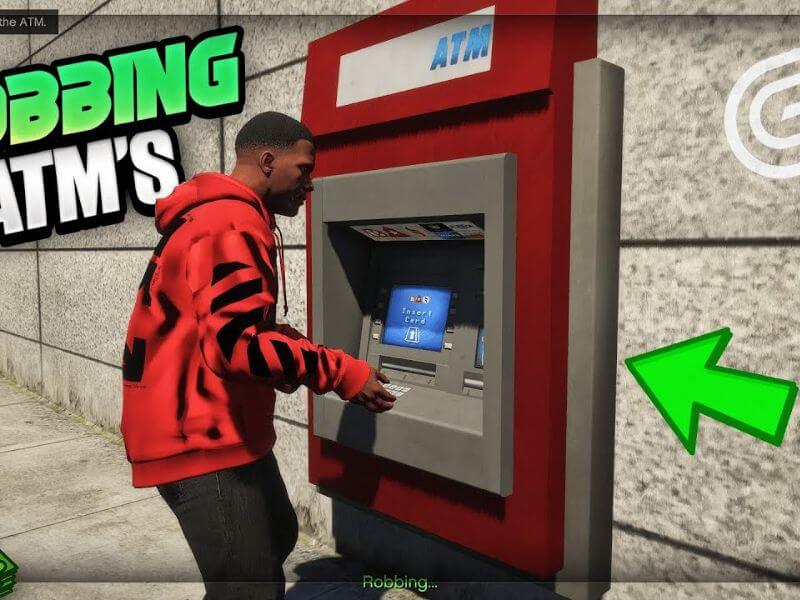 how to rob an atm in gta
