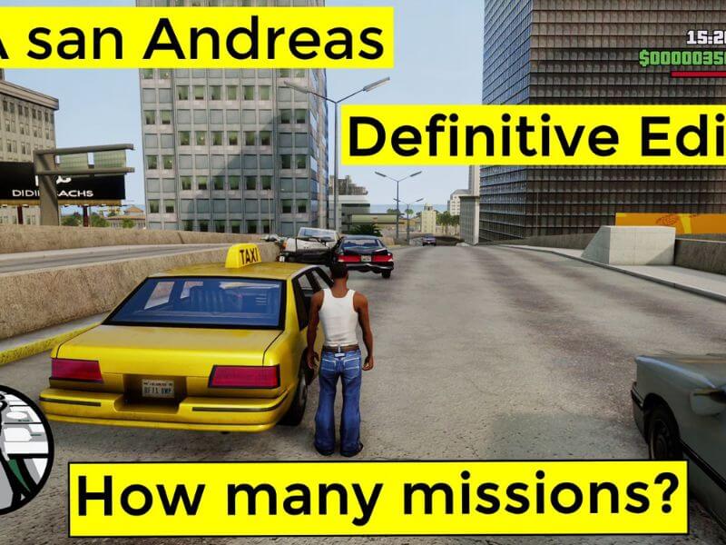 How many missions in GTA san andreas 