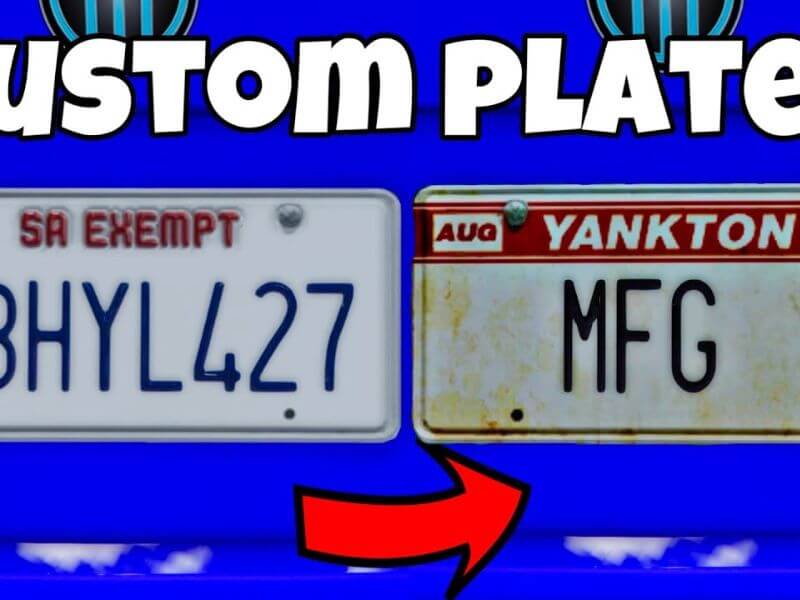 how to get custom plates in gta without ifruit app