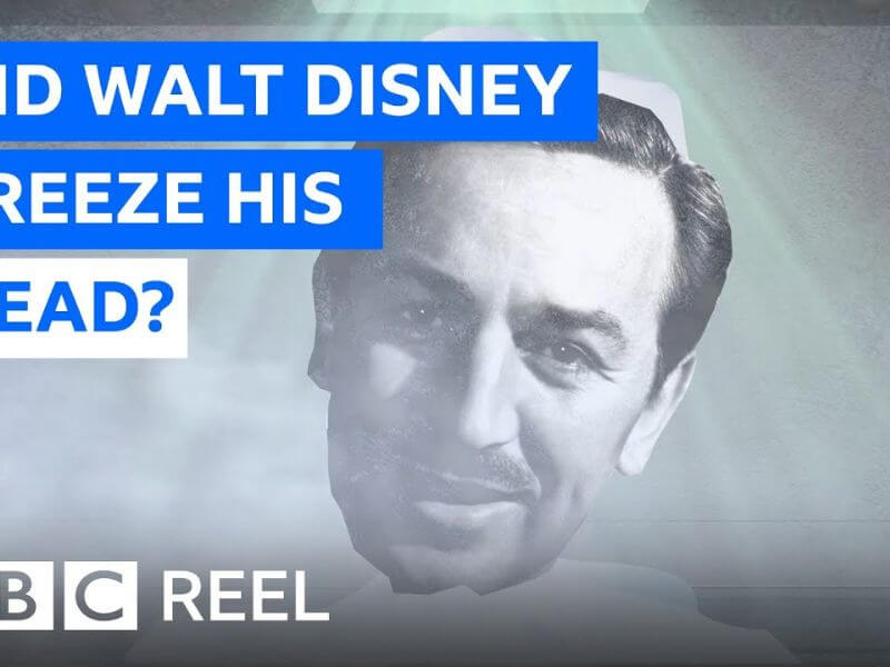 Is Walt Disneys head Frozen