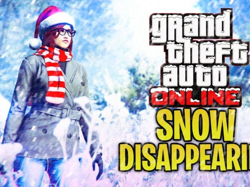 When does the snow go away in GTA