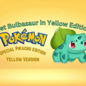 where is bulbasaur in pokemon yellow