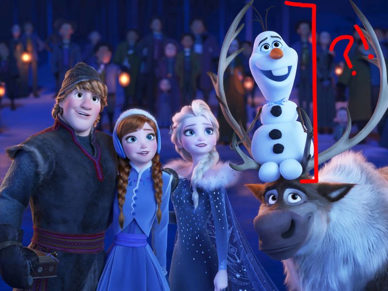 how tall is olaf from frozen