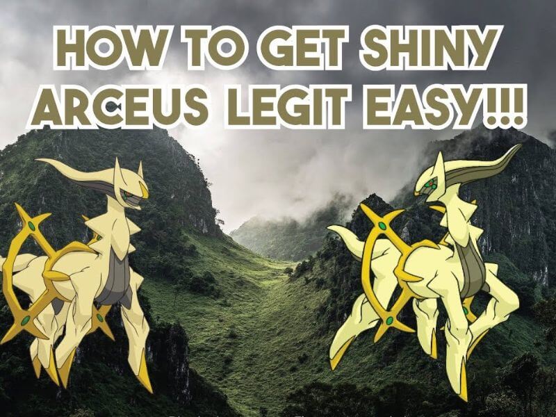 how to get shiny arceus
