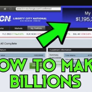 how to make billions in gta 5 story mode