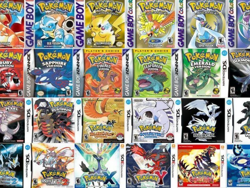 what are the pokemon generations