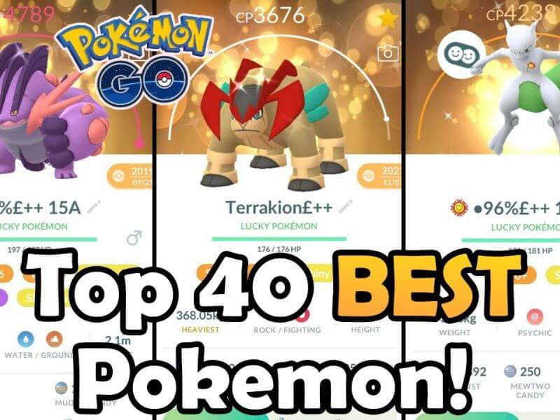what is the best pokemon in pokemon go