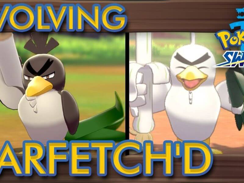 when does farfetch d evolve