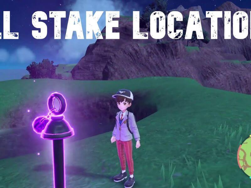where are all the stakes in pokemon violet