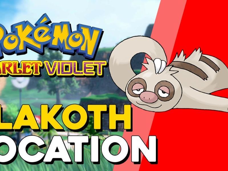 where to find slakoth in pokemon violet