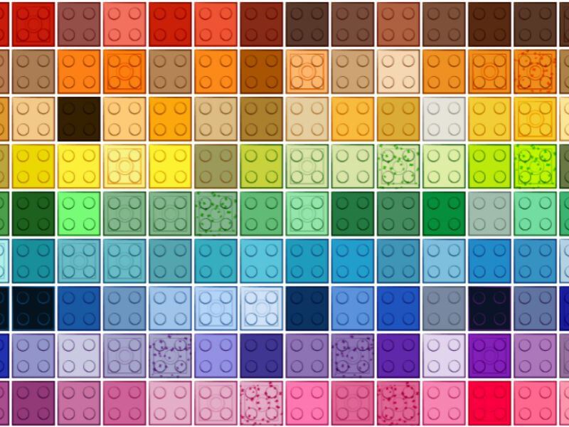 how many lego colors are there
