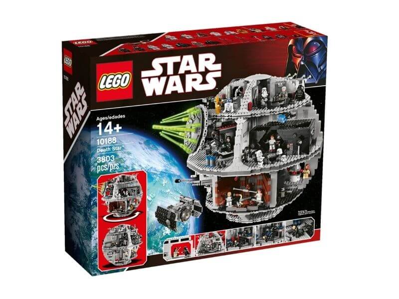 how many pieces is the lego death star