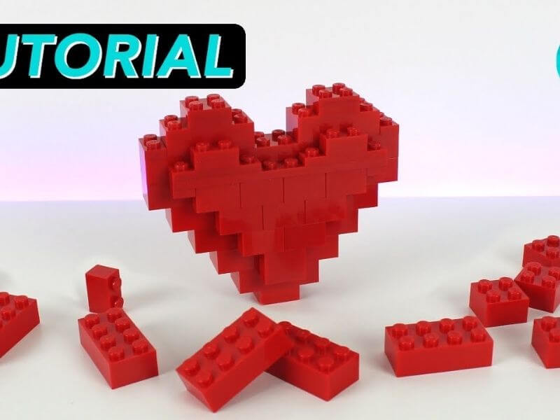 how to make a lego heart