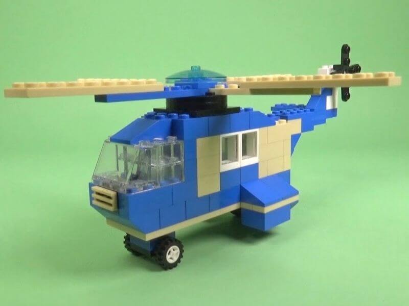 how to make a lego helicopter