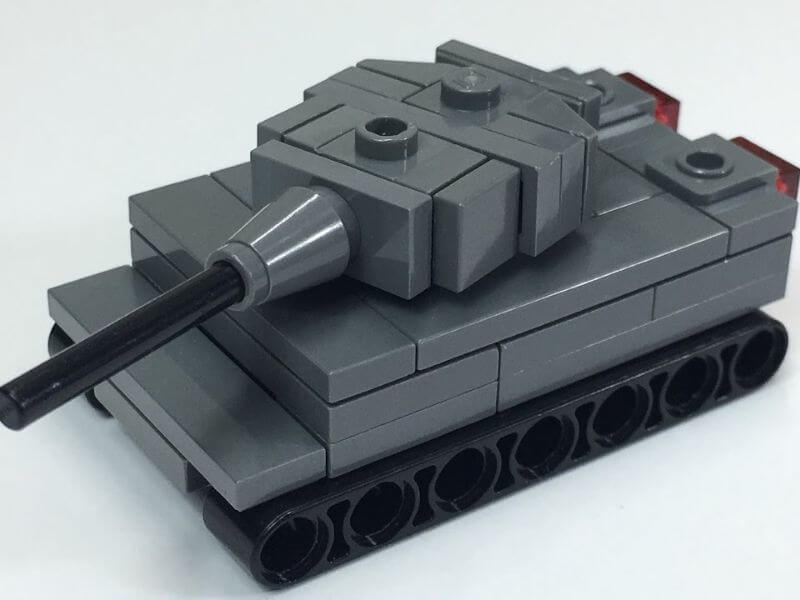 how to make a lego tank