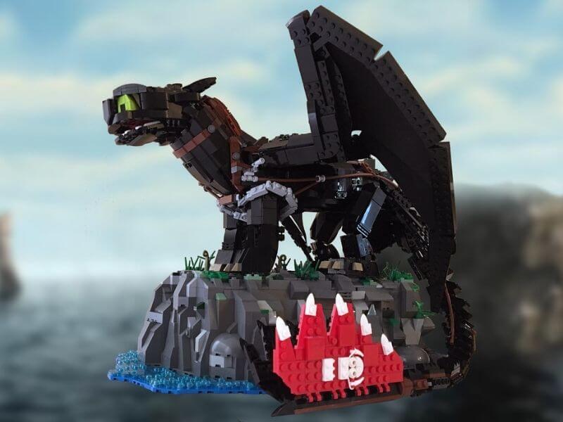how to train your dragon lego